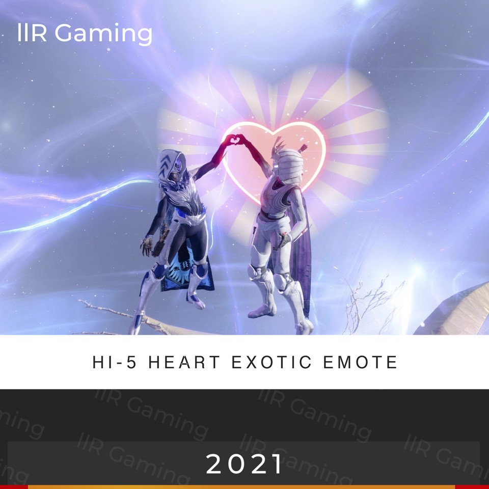 Hi-5 Heart exotic emote - Cердечный привет экзотическая эмоция 1