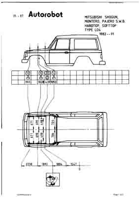 MITSUBISHI Pajero I 1988-1991 6