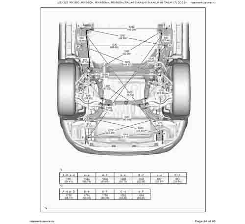LEXUS RX350, RX350h, RX450h+, RX500h 2022-- 6