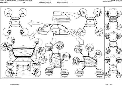 SUBARU Legacy (BE) 1998-2003 2