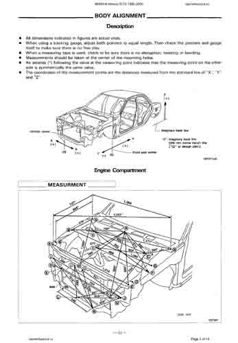 NISSAN Almera (N15) 1995-2000 2