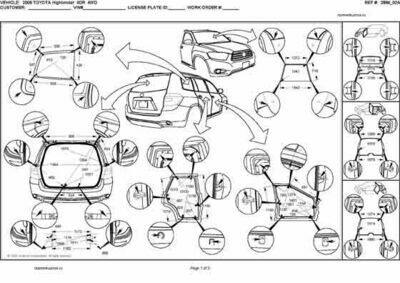 TOYOTA Highlander (XU40) 2007-2013 2