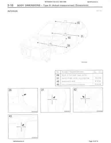 MITSIBISHI Colt (CA) 1992-1996 9