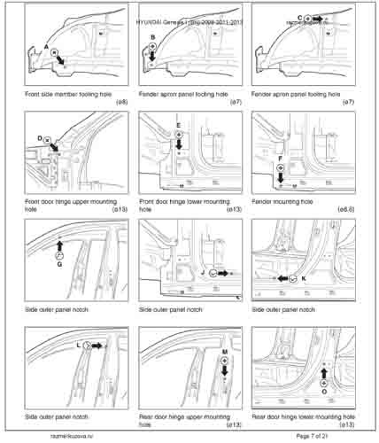 HYUNDAI Genesis I (BH) 2009-2013