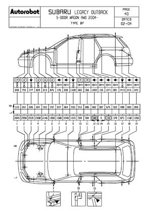 SUBARU Outback (BP) 2003-2009
