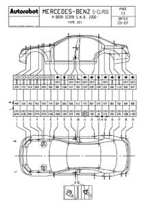 MERCEDES-BENZ S-Klasse (W221) 2005–2009-2013