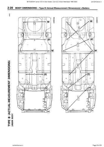 MITSUBISHI Lancer, Colt 1995-2003 7
