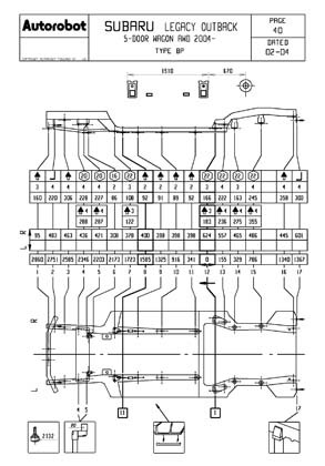 SUBARU Outback (BP) 2003-2009