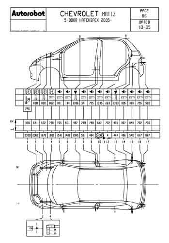 CHEVROLET Matiz, Spark (M200, M250) 2005-2010