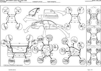 SUBARU Legacy (BD) 1993-1999 2