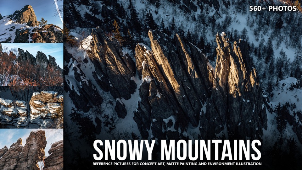 560 Snowy Mountains - Reference Pictures