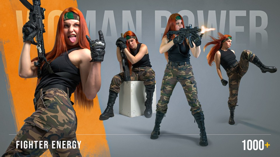 1000+ Woman Power: Fighter Energy