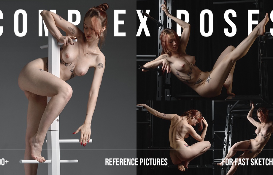 1600+ Complex Poses for Fast Sketching Pt1