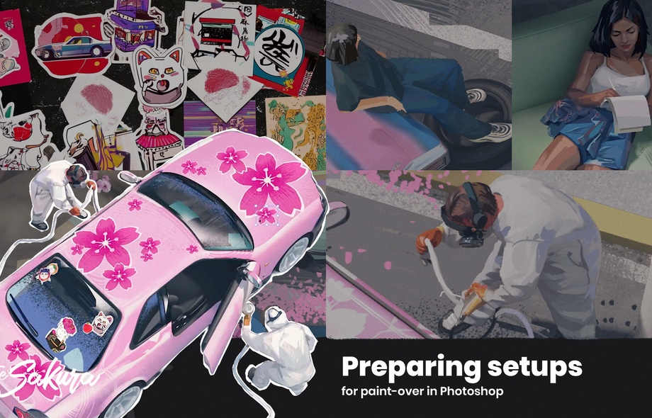 Multi-Tool Concept Art Workflow by Pavel Kondrashov