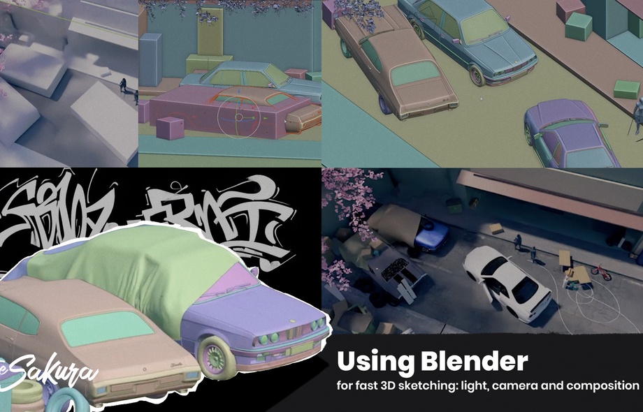 Multi-Tool Concept Art Workflow by Pavel Kondrashov