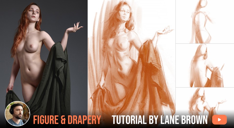 Figure & Drapery Tutorial by Lane Brown