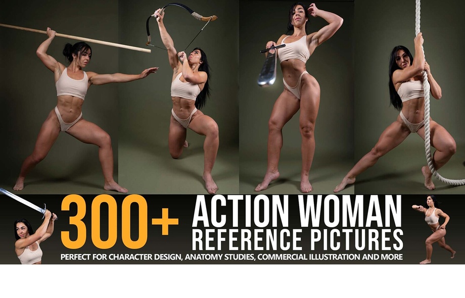 300+ Action Woman Reference Pictures