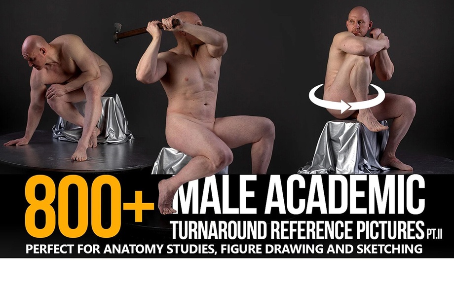 800+ Male Academic Turnaround Reference Pictures (PT. II)