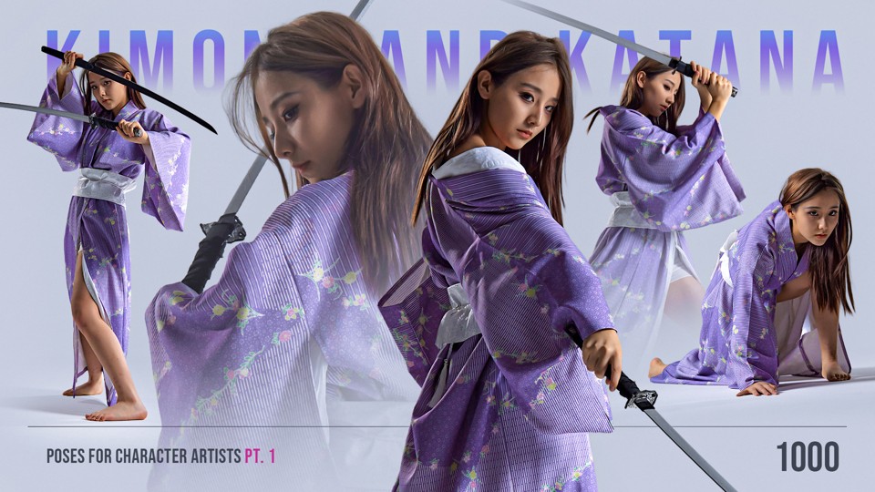 Kimono & Katana – 1000 Poses for Character Artists Pt. 1