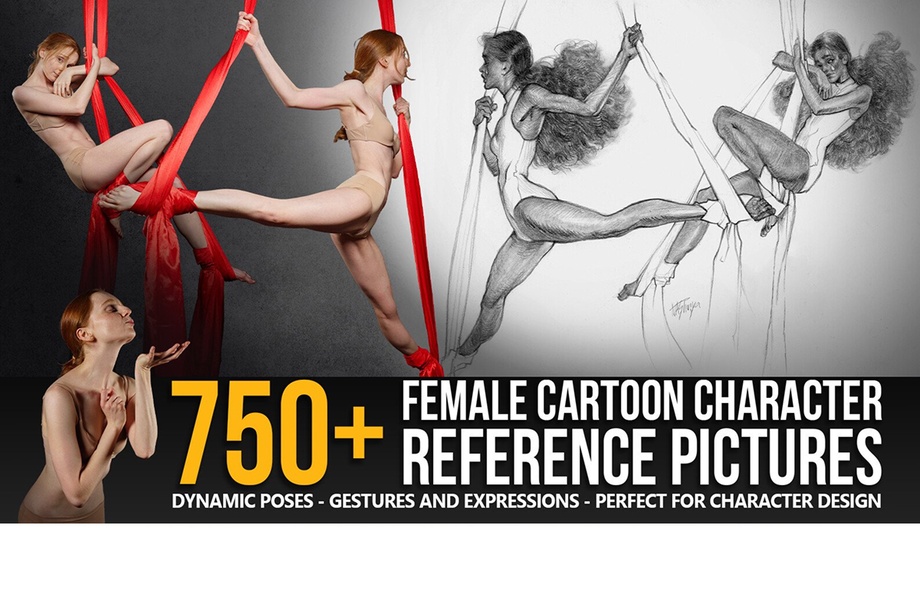750+ Female Cartoon Character Reference Pictures