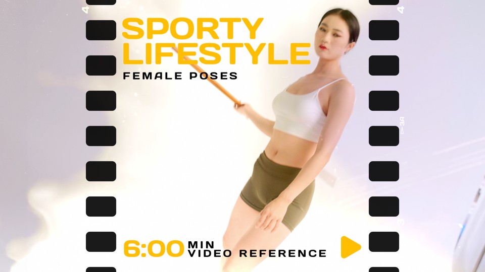 Видео-референс: Спортивные Женские Позы | Sporty Lifestyle Female Poses VIDEO REFERENCE