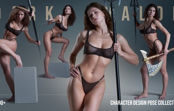 Dark Valor: 1700+ Character Design Pose Collection Part II
