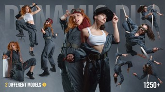 1250+ Dynamic Duo - Female Action Characters