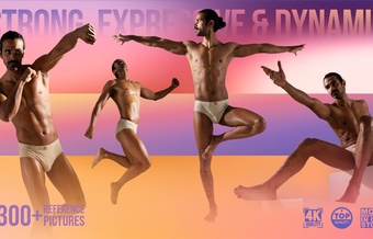 1300+ Male Figure Reference Pack – Strong, Expressive & Dynamic