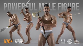 670+ Built for Battle – Powerful Male Figure Reference
