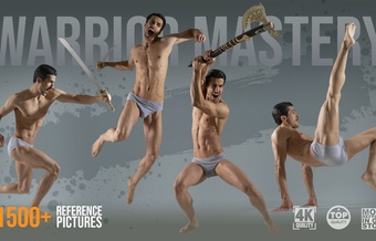 1500+ Warrior Mastery: Male Action and Anatomy