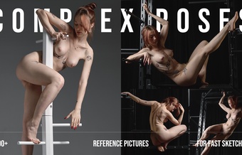 1600+ Complex Poses for Fast Sketching Pt1