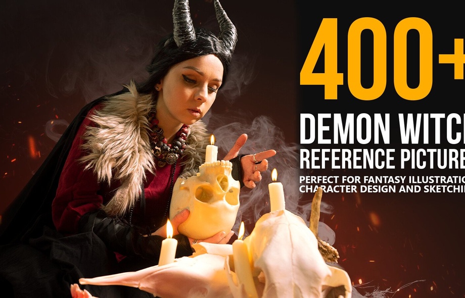 400+ Demon Witch Reference Pictures for Artists