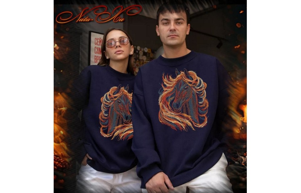 Огненный конь. Для больших пялец