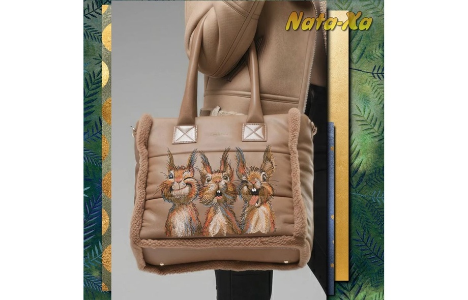 Белочки-сестрички. Набор для маленьких пялец