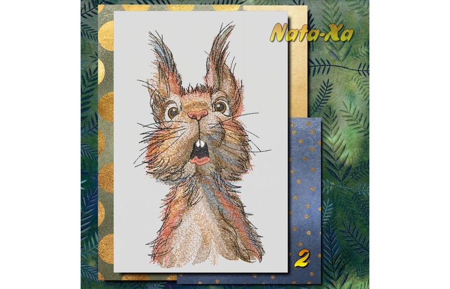 Белочки-сестрички. Набор для маленьких пялец