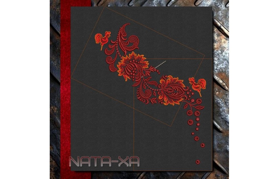 Во саду ли... Композиция №2 для маленьких пялец