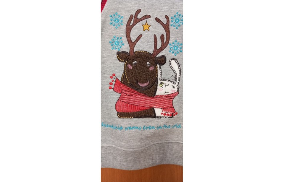 Друзья. Аппликация. Все размеры