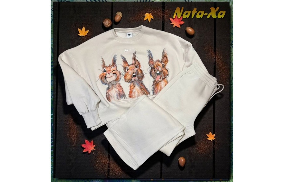 Белочки-сестрички. Набор для больших пялец