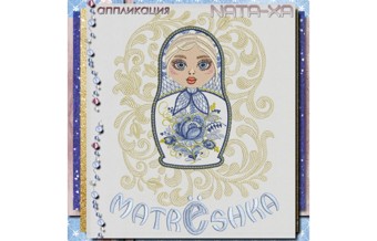 Голубые росы. Матрёна. Композиция для маленьких пялец 1