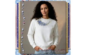 Голубые росы. Набор воротов для больших пялец 2