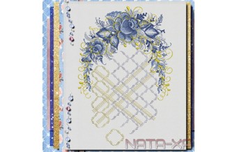 Голубые росы. Набор рукавов. Все размеры 2