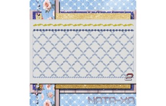 Голубые росы. Набор бордюров для маленьких пялец 3