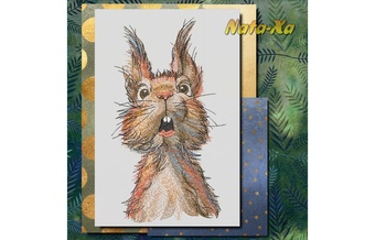 Белка любопытная. Для больших пялец