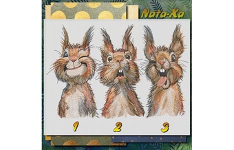 Белочки-сестрички. Набор для больших пялец