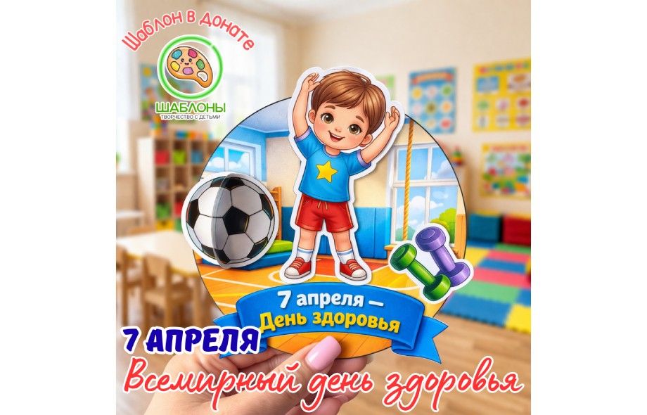Поделка «День здоровья» (7 апреля)