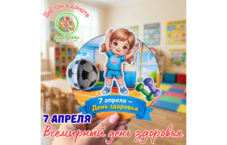 Поделка «День здоровья» (7 апреля)