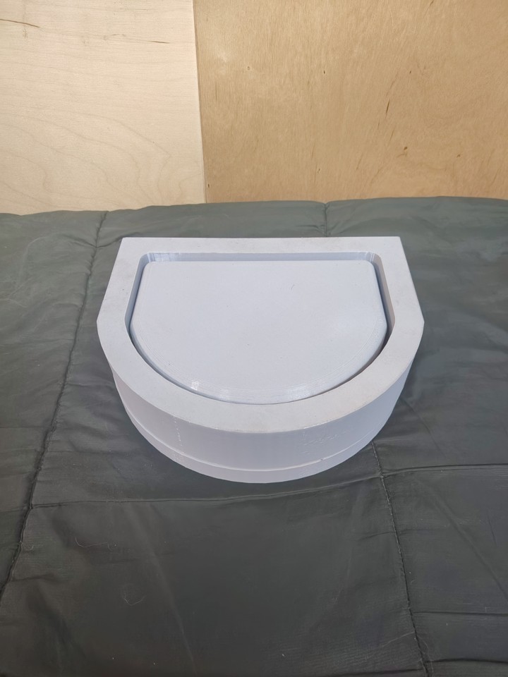 (Арт004)  Формовка для кожи 190*150 полукруг.