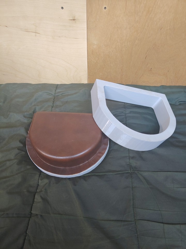 (Арт004)  Формовка для кожи 190*150 полукруг.