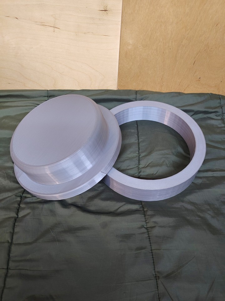 (АРТ008)Формовка для кожи д200*50 круглая