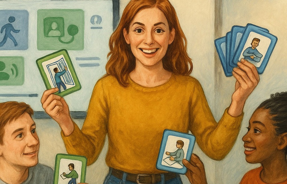 Глаголы в кармане карточки офлайн и онлайн